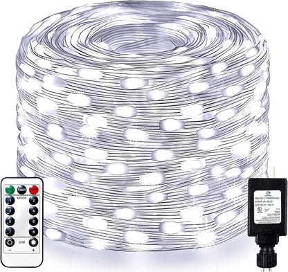 Luz de Hada Navideña de 20 Metros con 600 Luces LED para Decorar tu Hogar