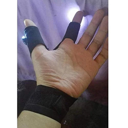 Guantes con Linterna LED Manos Libres para Reparar, Acampar y Trabajar en la Oscuridad