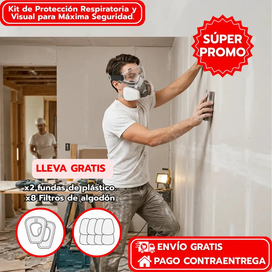 Kit de Protección Respiratoria y Visual para Máxima Seguridad.