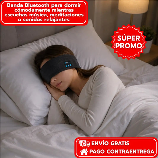 SoftySound: Banda Bluetooth para dormir cómodamente mientras escuchas música, meditaciones o sonidos relajantes